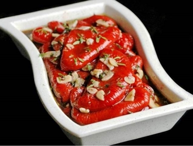 Marinované pečené papriky