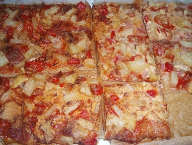 Pizza s jarními rajčátky