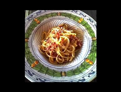 Špagety s parmezánem