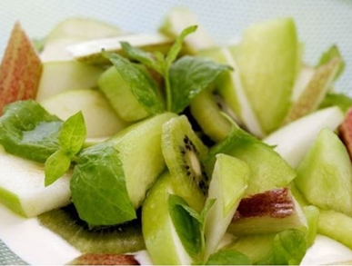 Zelený ovocný salát