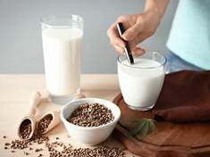 Výhody konopného mléka ocení i ti, kdo nejsou vegetariáni