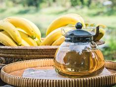 Slupky od banánů jsou skvělé pro přípravu chutného čaje