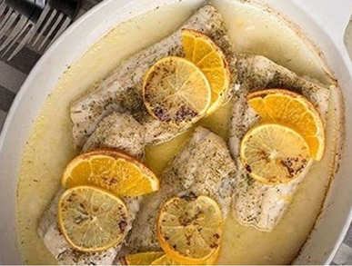 Rybí filé s citronem