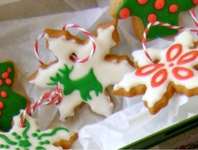 Vánoční dekorační cukroví