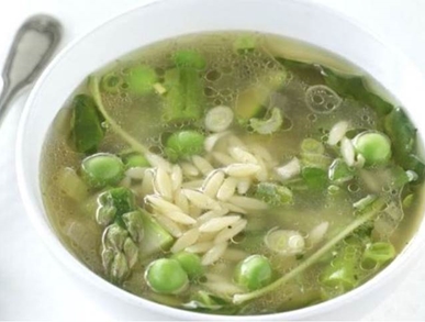 Zelená polévka minestrone