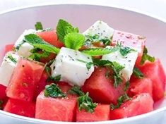 
	Recept na jednoduchý, lahodný salát z melounu.
