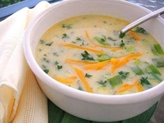 
	Recept na jednoduchou smetanovou polévku se sýrem a mrkví.
