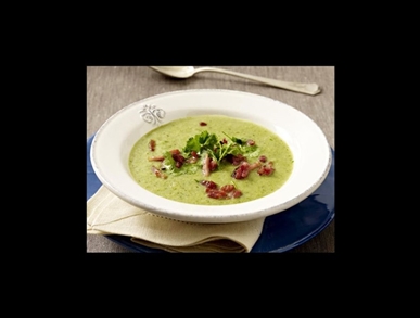 Brokolicová polévka s koriandrem