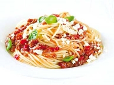 
	Klasický recept na přípravu špaget.
