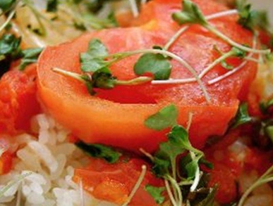 Rýže s rajčaty