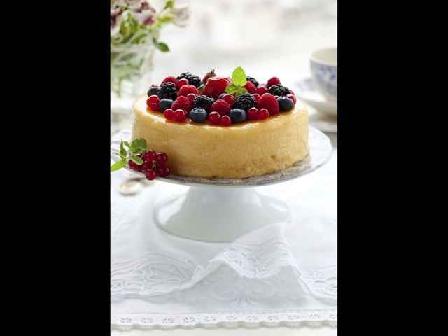 Lehký ovocný dort - ilustrační fotografie