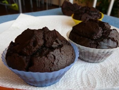Pravé anglické čokoládové muffiny 