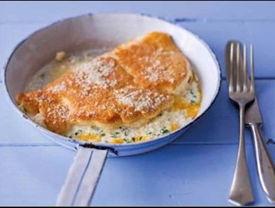 Nadýchaná sýrová omeleta