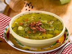 
	Recept na výbornou zelnou polévku, která určitě uspokojí vaše chuťové pohárky.
