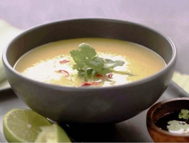 Thajská hrášková polévka