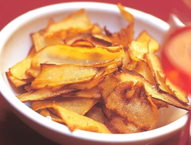 Pastinákové chipsy